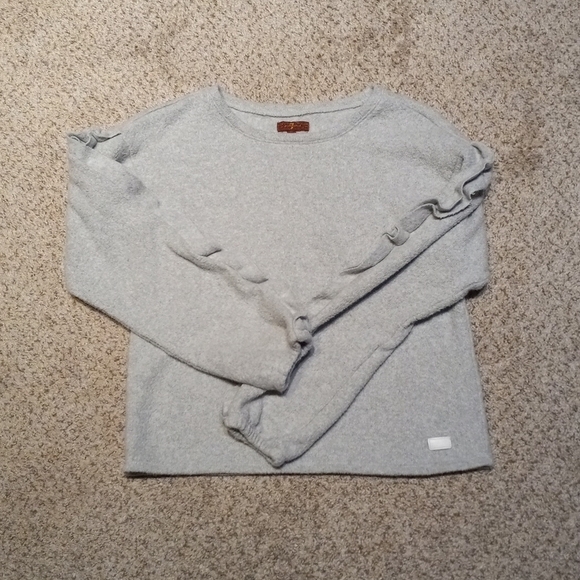 7 For All Mankind Tops - 7 For All Mankind gray XL girls sweater